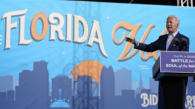 Joe Biden kampánybeszédet mond Floridában