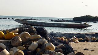 Foto de archivo de la costa senegalesa.