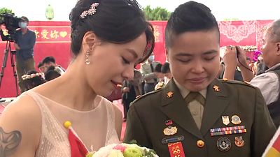 زواج جماعي في تايوان