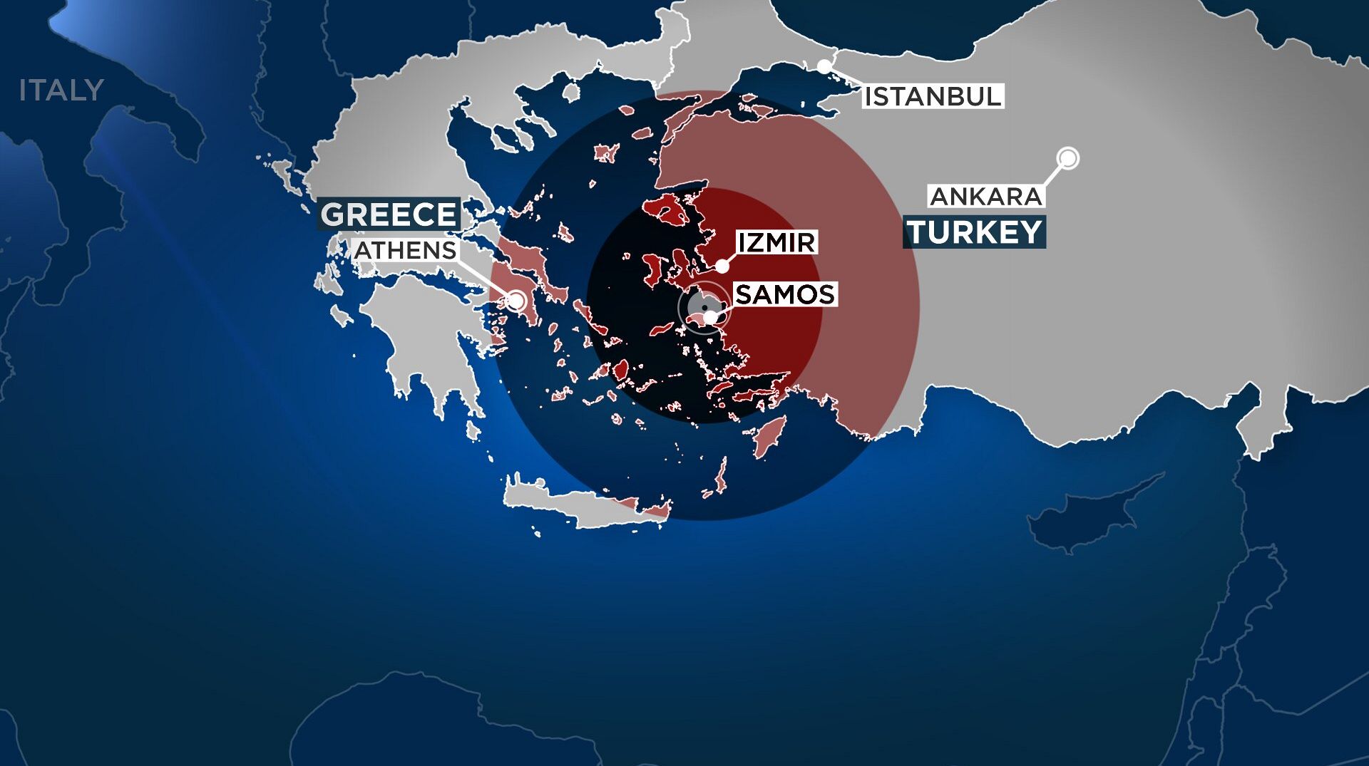 Massive earthquake brings death and destruction to Turkey and Greece