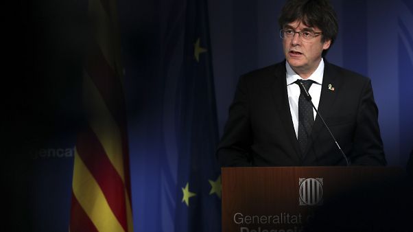 Foto de archivo de Carles Puigdemont Foto de archivo de Carles Puigdemont