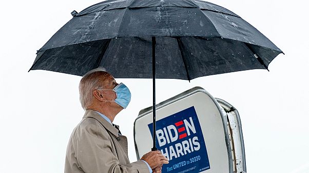 A floridai kampányra induló Joe Biden A floridai kampányra induló Joe Biden