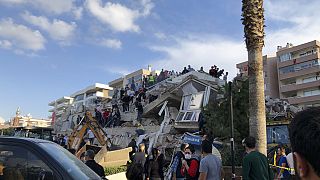 Izmir nach dem Erdbeben