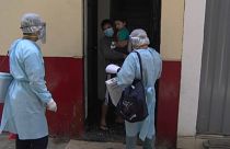 Campaña de vacunación de difteria en Lima, Perú