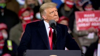 Donald Trump en un mítin en Pensilvania