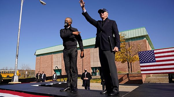 Obama und Biden in Flint, Michigan Obama und Biden in Flint, Michigan