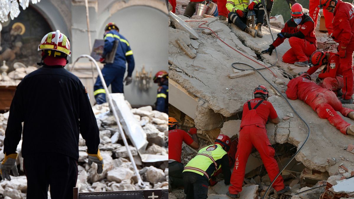 L'après-séisme en Turquie et en Grèce : opérations de secours et déblaiement