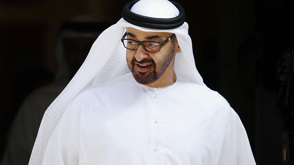 Crown Prince of Abu Dhabi, Sheik Mohamed bin Zayed Al Nahyan leaves 10 Downing Street in London, Monday, July 15, 2013