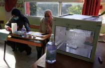 Wahllokal in der Hauptstadt Algier