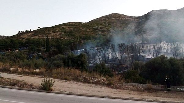 The fire broke out in the early hours of Monday morning. The fire broke out in the early hours of Monday morning.