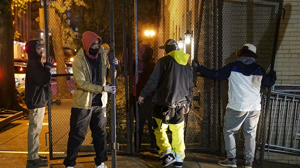 US-Städte verbarrikadieren sich US-Städte verbarrikadieren sich