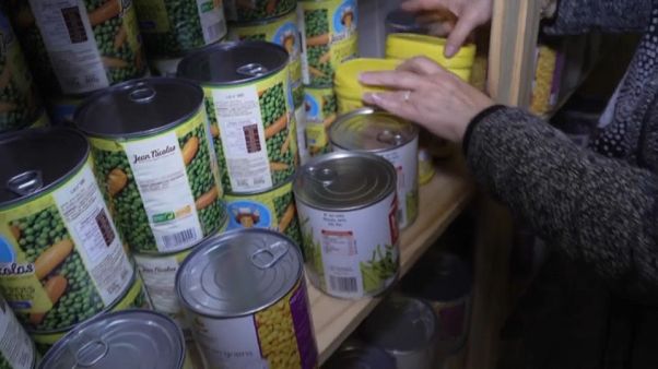 Banque alimentaire aux Lilas, en Seine-Saint-Denis Banque alimentaire aux Lilas, en Seine-Saint-Denis