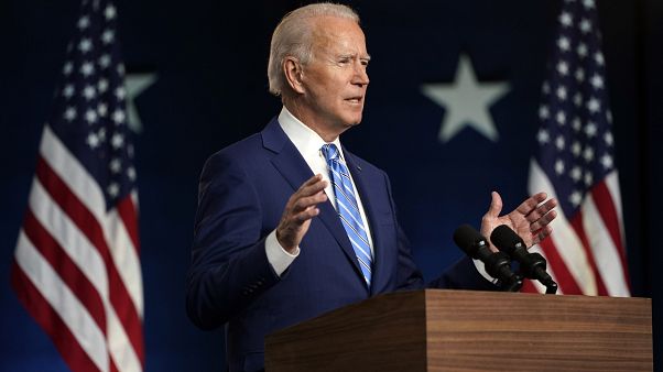 Joe Biden beszédet mond Wilmingtonban a választás másnapján Joe Biden beszédet mond Wilmingtonban a választás másnapján