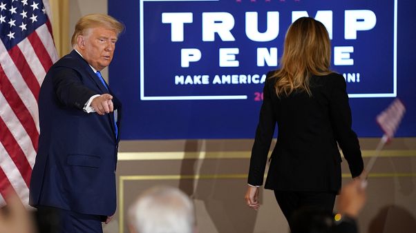 "Nach meinem Dafürhalten haben wir schon gewonnen", so Trump. "Nach meinem Dafürhalten haben wir schon gewonnen", so Trump.
