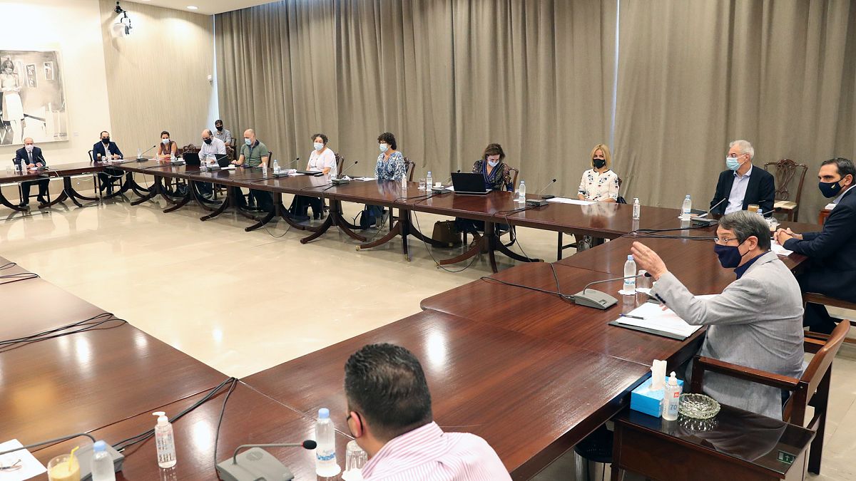Πρόεδρος Δημοκρατίας Νίκος Αναστασιάδης, συνάντηση με επιδημιολογική ομάδα