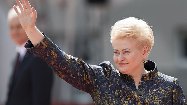 L'ancienne présidente lituanienne Dalia Grybauskaite L'ancienne présidente lituanienne Dalia Grybauskaite