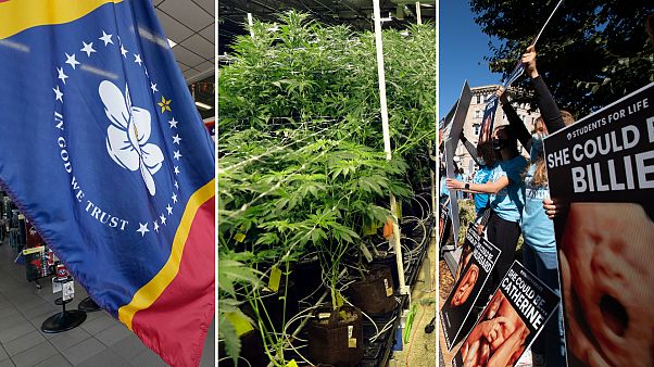 A nova bandeira do Mississipi, canábis e aborto também foram a votos A nova bandeira do Mississipi, canábis e aborto também foram a votos