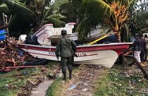 Nicaraguans ask for humanitarian aid after the devastation of Hurricane Eta