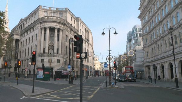 Trafalgar Square as London enters second lockdown Trafalgar Square as London enters second lockdown
