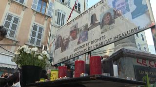 Oito vítimas de desabamento foram homenageadas em Marselha