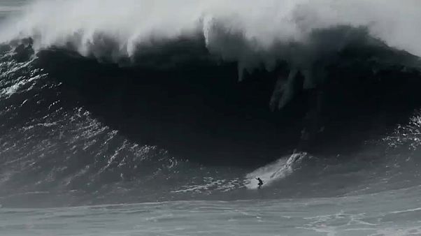 Justine Dupont na Nazaré Justine Dupont na Nazaré