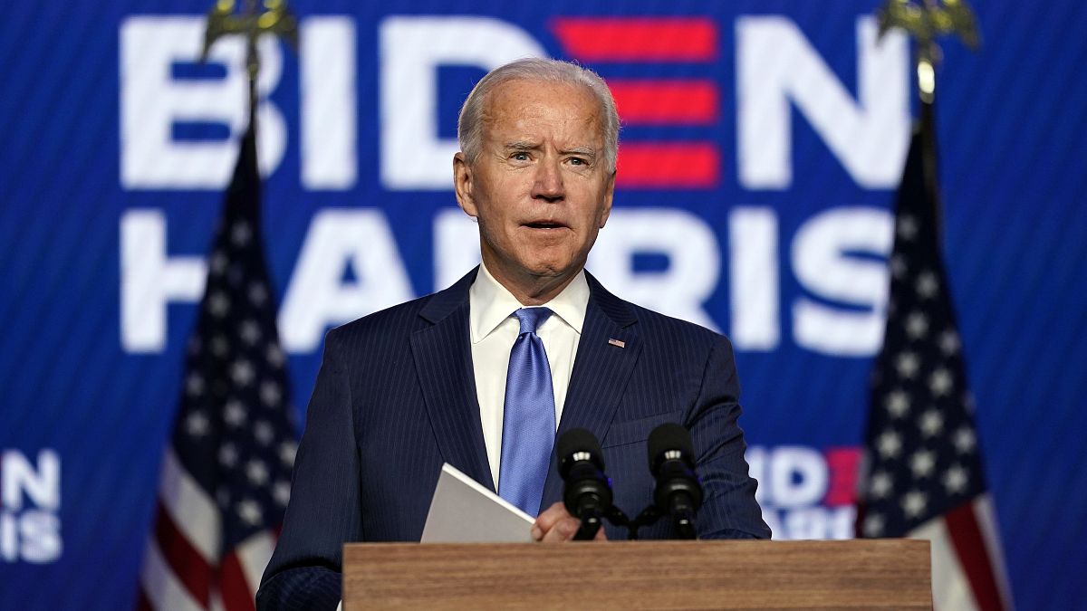 Joe Biden, az USA megválasztott elnöke