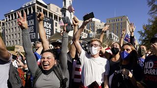 USA: Biden-Anhänger feiern in den Straßen