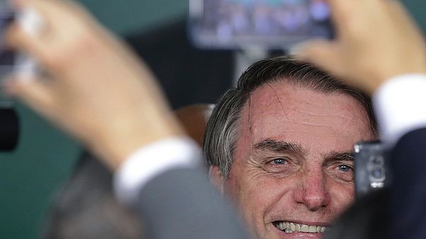 Bolsonaro az elnöki palotában Bolsonaro az elnöki palotában