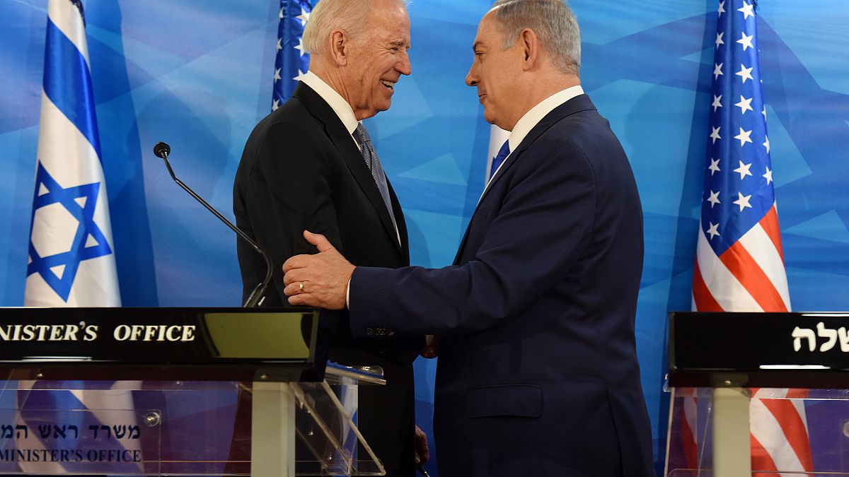 Φωτογραφία αρχείου Μάρτιος 2016: Ο τότε αντιπρόεδρος των ΗΠΑ Τζο Μπάιντεν σε συνάντηση του με τον ισραηλινό πρωθυπουργό Νετανιάχου