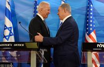 Φωτογραφία αρχείου Μάρτιος 2016: Ο τότε αντιπρόεδρος των ΗΠΑ Τζο Μπάιντεν σε συνάντηση του με τον ισραηλινό πρωθυπουργό Νετανιάχου