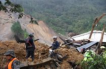 Prosiguen las tareas de búsqueda de supervivientes en la ladera que sepultó parte de la aldea de La Quejá