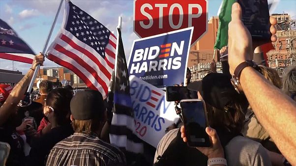 Összecsaptak Biden és Trump szavazói Arizonában Összecsaptak Biden és Trump szavazói Arizonában