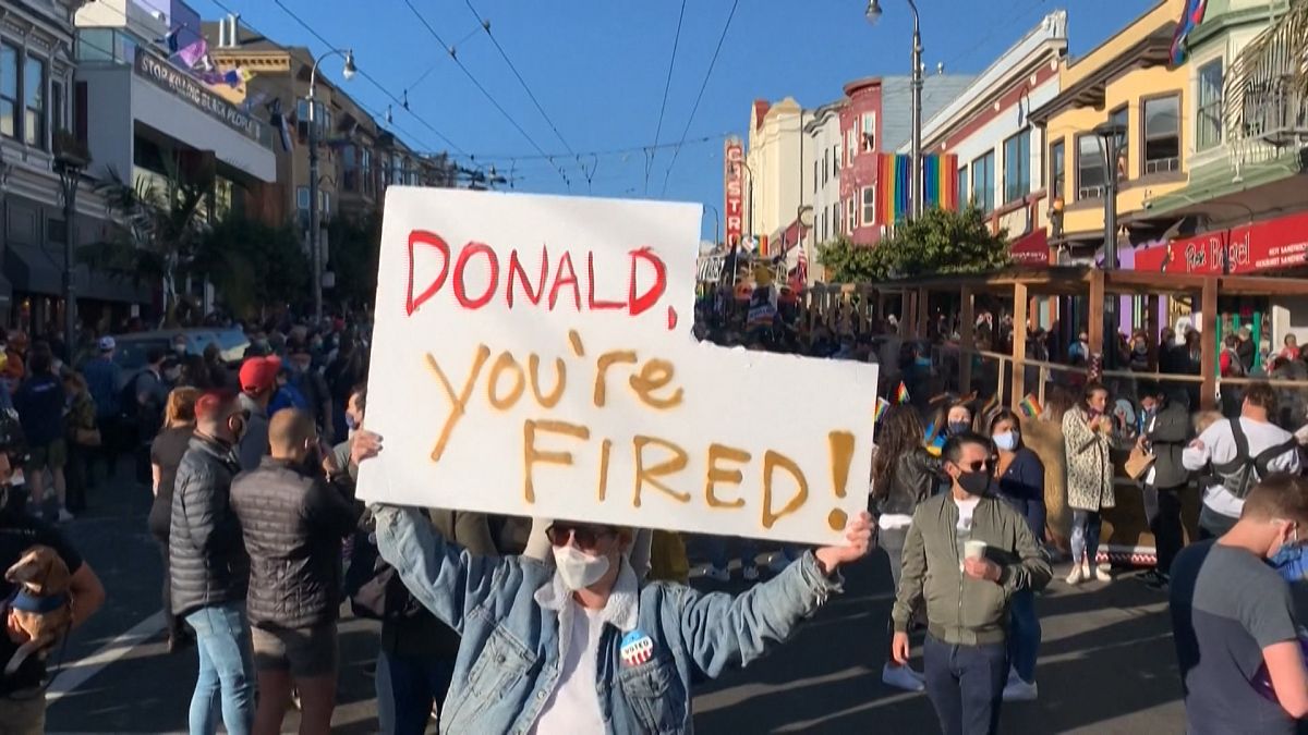 شاهد: احتفالات في شوارع سان فرانسيسكو بفوز جو بايدن بالانتخابات الرئاسية