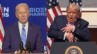 Biden e Trump in campagna elettorale
