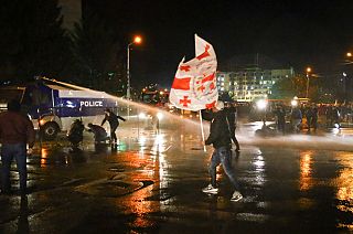 Noite de tensão em Tiblíssi
