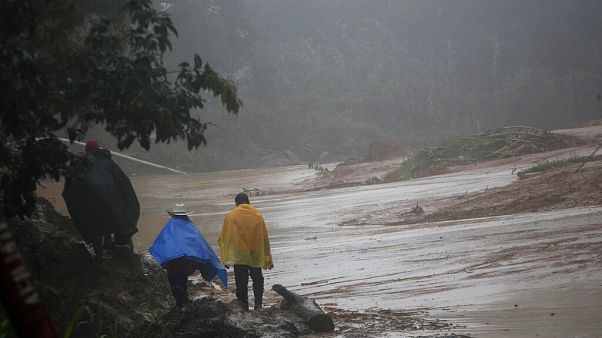 Coulée de boue au Guatemala, à San Cristobal Verapaz, 7 novembre 2020 Coulée de boue au Guatemala, à San Cristobal Verapaz, 7 novembre 2020