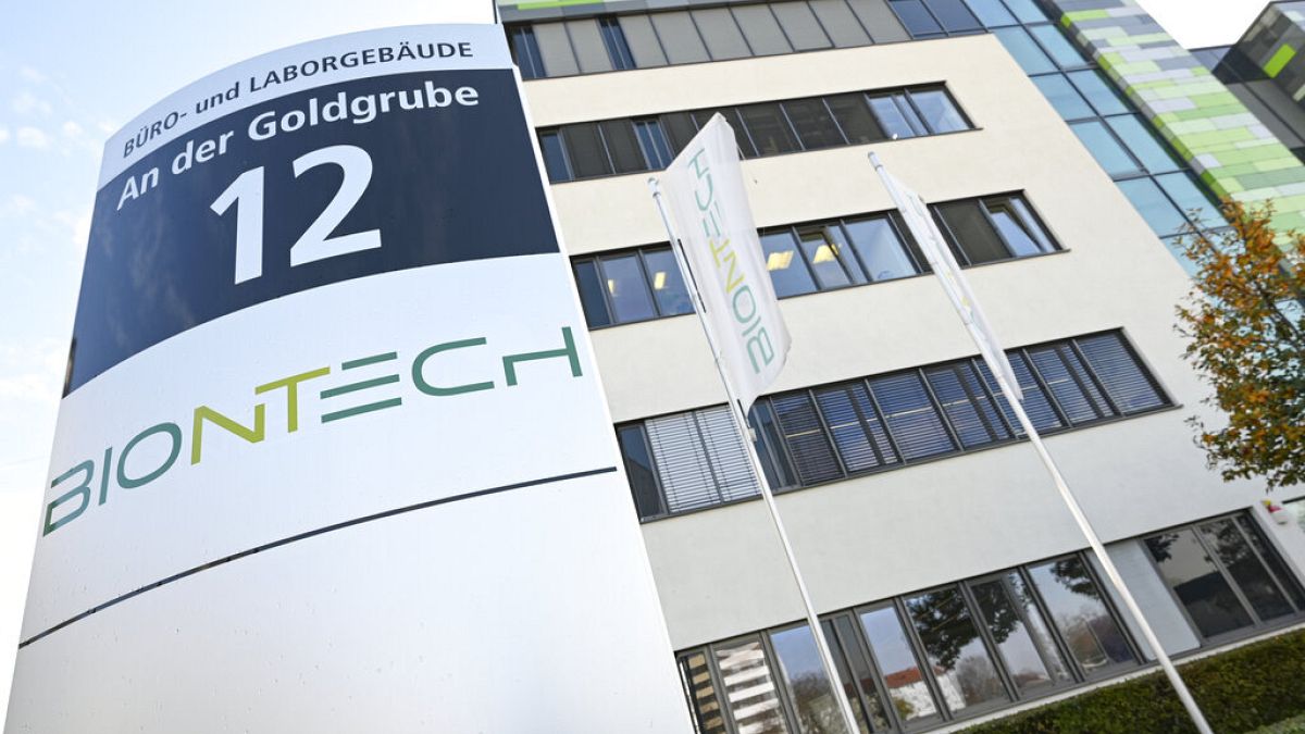 Alman BioNTech firmasının Mainz şehrindeki genel merkezi.