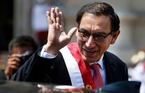Peru Kongresi'nin yolsuzluk suçlaması nedeniyle görevinden azlettiği Devlet Başkanı Martin Vizcarra