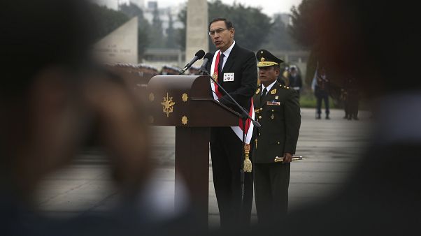 Peru's President Martin Vizcarra, Sept. 21, 2018 Peru's President Martin Vizcarra, Sept. 21, 2018