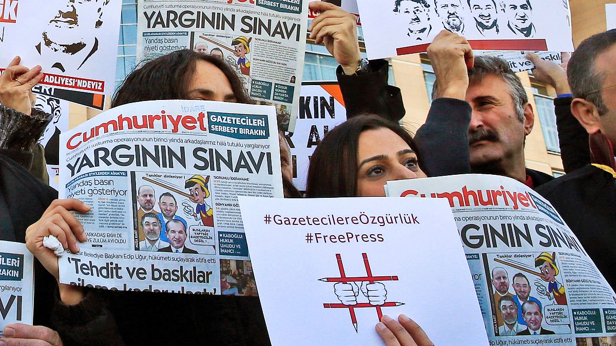 دیوان حقوق بشر اروپا ترکیه را به دلیل بازداشت خبرنگاران جمهوریت محکوم کرد