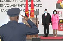 Cerimónia de homenagem aos profissionais que combatem a covid-19 em Angola