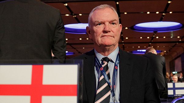 İngiltere Futbol Federasyonu Başkanı Greg Clarke İngiltere Futbol Federasyonu Başkanı Greg Clarke