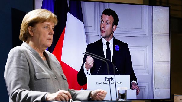 Almanya Başbakanı Merkel ile Fransa Cumhurbaşkanı Macron Almanya Başbakanı Merkel ile Fransa Cumhurbaşkanı Macron