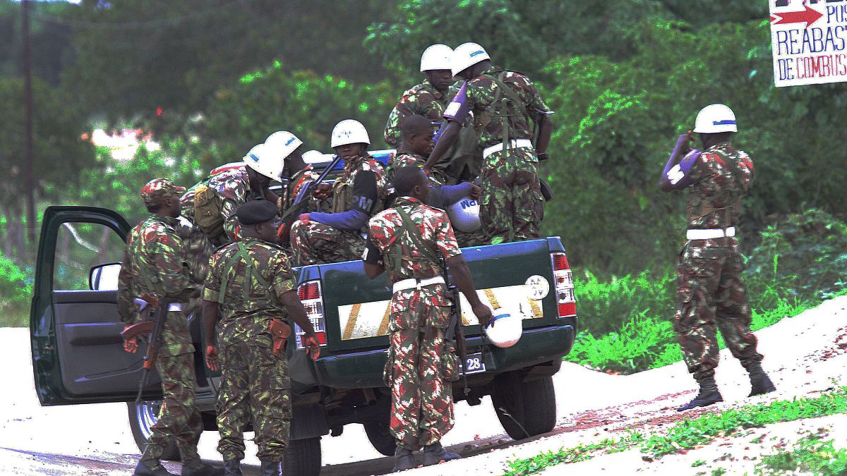 Militärpolizei in Mosambik (ARCHIV)