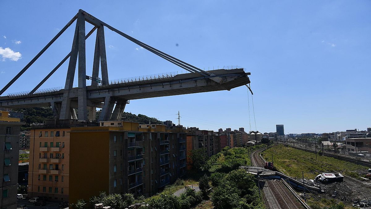 43 people were killed when the Morandi bridge collapse in Genoa in August 2018.