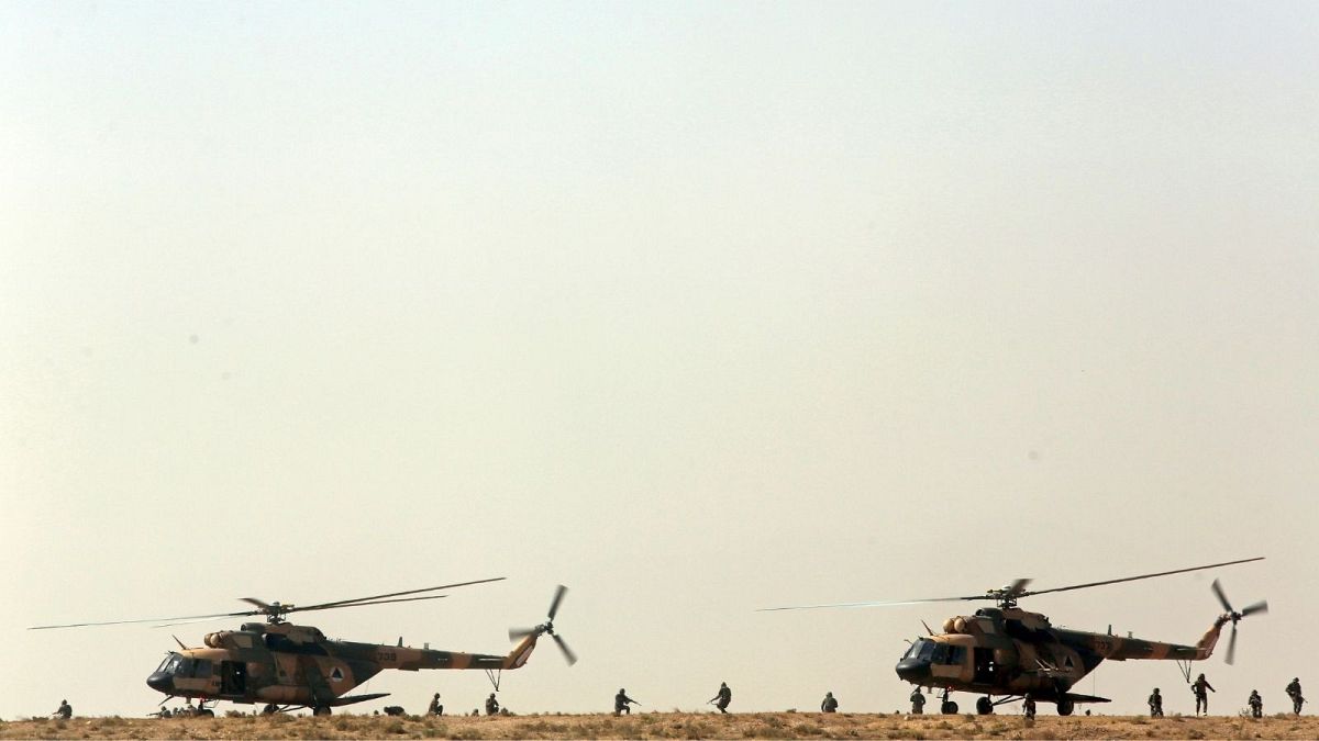 هلی‌کوپترهای ارتش افغانستان