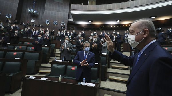 الرئيس التركي رجب طيب أردوغان في البرلمان ليخطب أمام كتلته النيابية ـ أنقرة ـ 2020/11/11 الرئيس التركي رجب طيب أردوغان في البرلمان ليخطب أمام كتلته النيابية ـ أنقرة ـ 2020/11/11