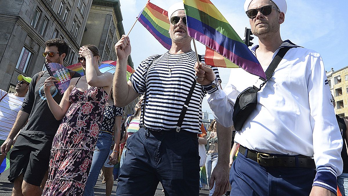استعراض للمثليين في العاصمة البولندية وارسو. 2019/06/08