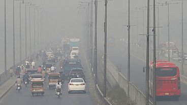 Thick smog envelopes the city of Lahore after lockdown helped reduce pollution to safe levels.