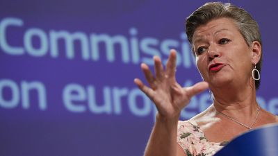 European Commissioner for Home Affairs Ylva Johansson 